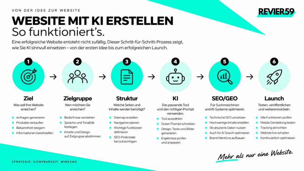 Website mit KI erstellen - So funktionierts